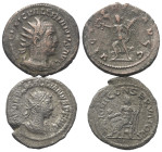 Römische Münzen - Lots. Kaiserzeit.


Lot (2 Stück, Silber und Billon): Antoniniane des Valerianus II. (Caesar 256 - 258 n. Chr.) und Macrianus (26...