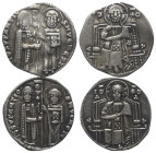 Mittelalter - Lots.


Venedig.
Giovanni Soranzo (1312 - 1327).

Lot (2 Stück, Silber): Grosso.
Vs: IO SVRANTIO - DVX - S M VENETI. Doge und St....
