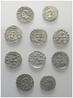 Mittelalter - Lots.


Ungarn.
Ludwig I. (1342 - 1382).

Lot (10 Stück, Silber): Denare.
Vs: Sarazenenkopf links.
Rs: Doppelkreuz / Doppelkreuz...