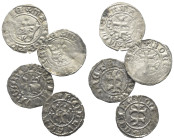Mittelalter - Lots.


Ungarn.
Maria (1382 - 1395).

Lot (4 Stück, Silber): Denar.
Vs: +MONETA . MARIE. Doppelkreuz.
Rs: + REGINE . VNGARIE. Un...