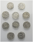 Mittelalter - Lots.


Ungarn.
Sigismund (1387 - 1437).

Lot (10 Stück, Silber): Denare.
Vs: Doppelkreuz mit langen Armen, verschiedene Münzzeic...