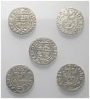 Europa - Lots.


Polen. Königreich. 
Sigismund III. Wasa (1587 - 1632).

Poltorak = 1/24 Taler (Silber). 1623 und 1624. Bromberg (Bydgoszcz).
L...