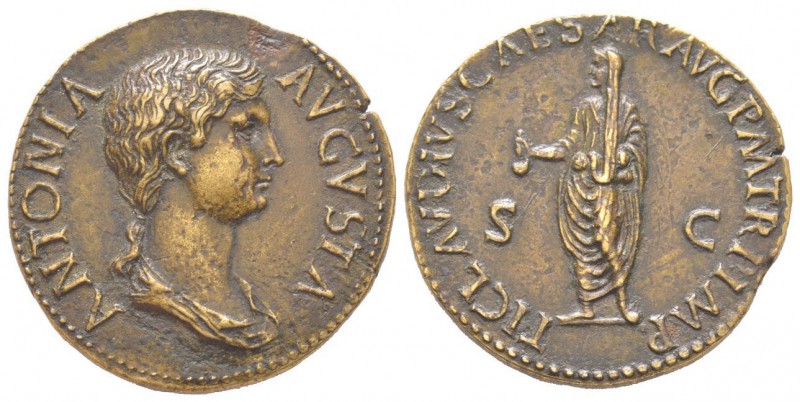Claudius 41 - 54 pour Antonia Minor (Mère de Claudius) Dupondius, Rome, 41-50, A...