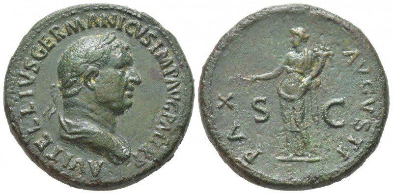 Vitellius 69 Sestertius, Rome, 69, AE 26.2 g Avers: A VITELLIVS GERMANICVS IMP A...