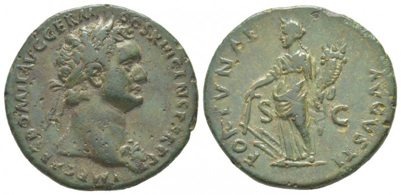Domitianus 81 - 96 As, Rome, 86, AE 7.86 g Avers: IMP CAES DOMIT AVG GERM COS XI...