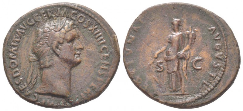 Domitianus 81 - 96 As, Rome, 86, AE 10.47 g Avers: IMP CAES DOMIT AVG GERM COS X...