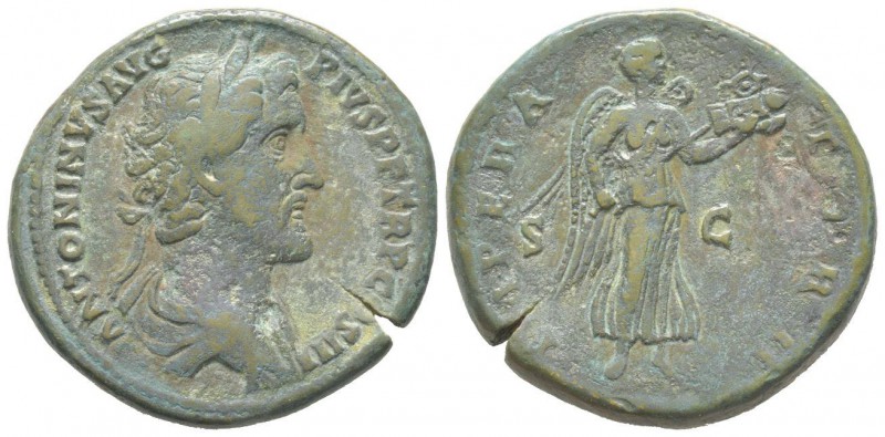 Antoninus Pius 138 - 161 Sestertius, Rome, 143-144, AE 29.55 g Avers: ANTONINVS ...