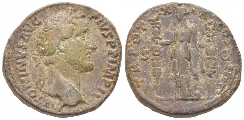 Antoninus Pius 138 - 161 Sestertius, Rome, 155-156, AE 29.8 g Avers: ANTONINVS A...