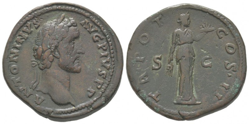 Antoninus Pius 138 - 161 Sestertius, Rome, 139, AE 26.65 g Avers: ANTONINVS AVG ...