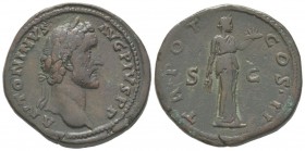 Antoninus Pius 138 - 161 Sestertius, Rome, 139, AE 26.65 g Avers: ANTONINVS AVG PIVS P P Tête laurée à droite Revers: TR POT X IX COS IIII S C Fides d...