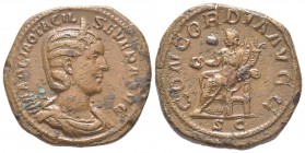 Philippus I 244 - 249 pour Marcia Otacilia Severa (femme de Philippus I et mère de Philippus II) Sestertius, Rome, 248, AE 21.6 g Avers: MARCIA OTACIL...