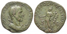Trajanus Decius 249 - 251 Sestertius, Rome, 249, AE 15.19 g Avers: IMP CAES C MESS TRAI Q DECIO AVG Buste lauré, drapé et cuirassé de Trajan Dèce à dr...
