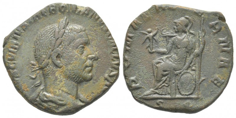 Trebonianus Gallus 251 - 253 Sestertius, Rome, 251, AE 12.68 g Avers: IMP CAES C...