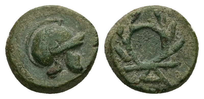 Thrace. Maroneia (as Agathokleia). Ae, 2.15 g 11.92 mm. After circa 290 BC.
Obv...