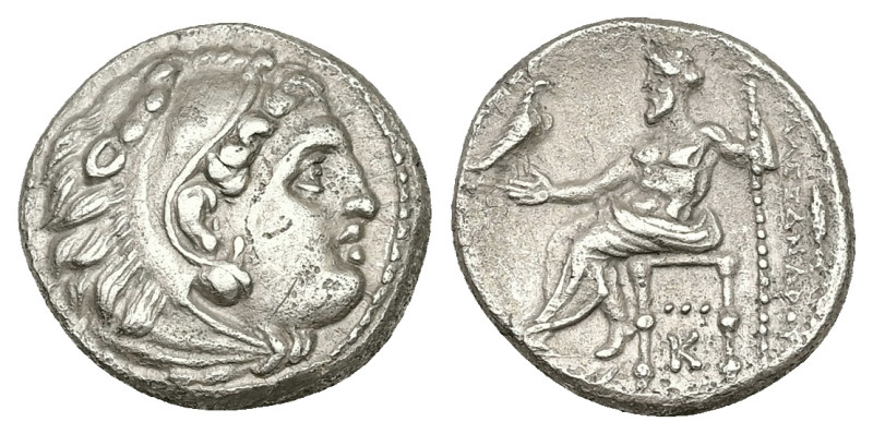 Kings of Macedon, Alexander III 'the Great'. AR Drachm, 4.18 g 16.39 mm. 336-323...