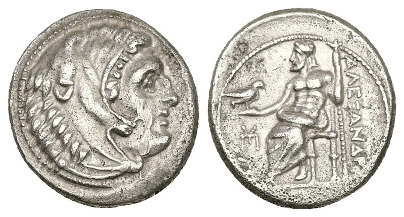 Kings of Macedon, Alexander III 'the Great'. AR Drachm, 4.18 g 17.50 mm. 336-323...
