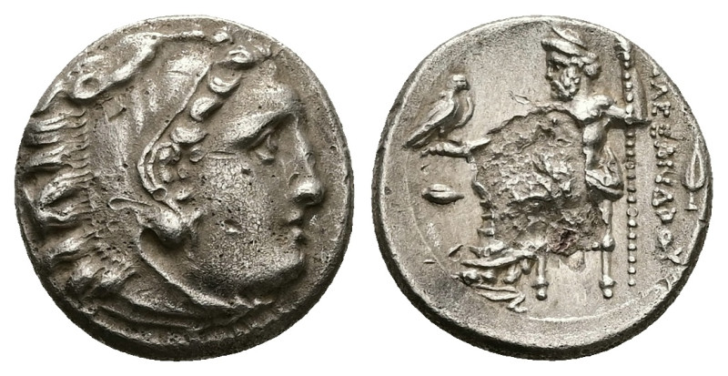 Kings of Macedon, Alexander III 'the Great'. AR Drachm, 4.08 g 16.89 mm. 336-323...