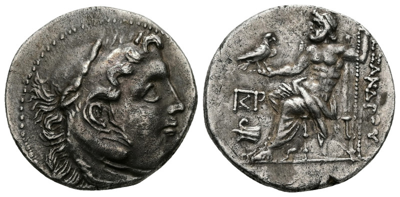 Kings of Macedon, Alexander III ‘the Great’, AR Tetradrachm, 16.81 g 29.47 mm. 3...