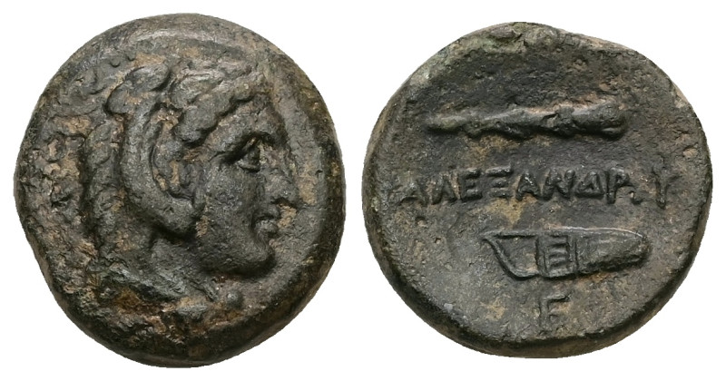 Kings of Macedon, Alexander III 'the Great'. 5.16 g 18.79 mm. 336-323 BC. Uncert...