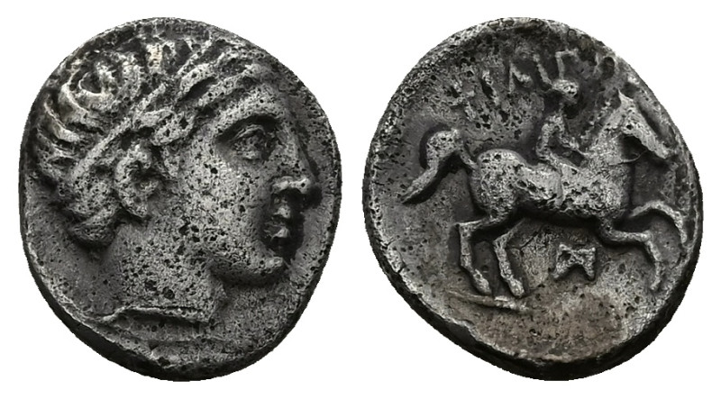 Kings of Macedon, Philip III Arrhidaios. AR 1/5 Tetradrachm, 2.44 g 14.60 mm. 32...