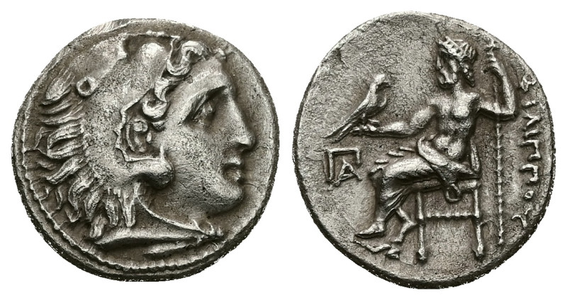 Kings of Macedon, Philip III Arrhidaios. AR Drachm, 4.14 g 17.70 mm. 323-317 BC....