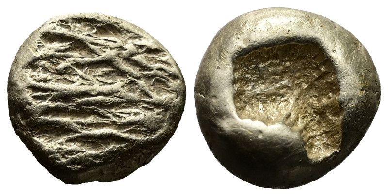 Ionia, Uncertain mint. EL 1/24 Stater, 1.00 g 7.41 mm. Circa 650-600 BC. Lydo-Mi...