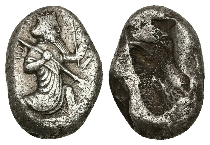 Persia, Achaemenid Empire. Artaxerxes I - Artaxerxes II (c. 450-375 BC). AR Sigl...