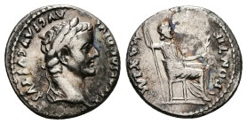 Tiberius, 14-37 AD. AR, Denarius, "Tribute Penny" type. 3.76 g. 18.03 mm. Lugdunum (Lyon).
Obv: TI CAESAR DIVI AVG F AVGVSTVS. Laureate head right.
...