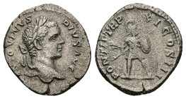 Caracalla, AD 198-217. AR, Denarius. 3.56 g. 18.70 mm. Rome.
Obv: ANTONINVS PIVS AVG. Head of Caracalla, laureate, right.
Rev: PONTIF TR P XI COS III....