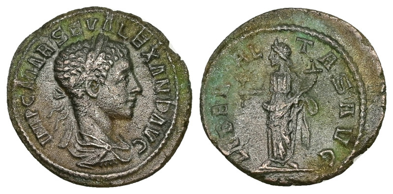 Severus Alexander, AD 222-235. AR, Denarius (?). 2.75 g. 20.33 mm. Rome.
Obv: IM...