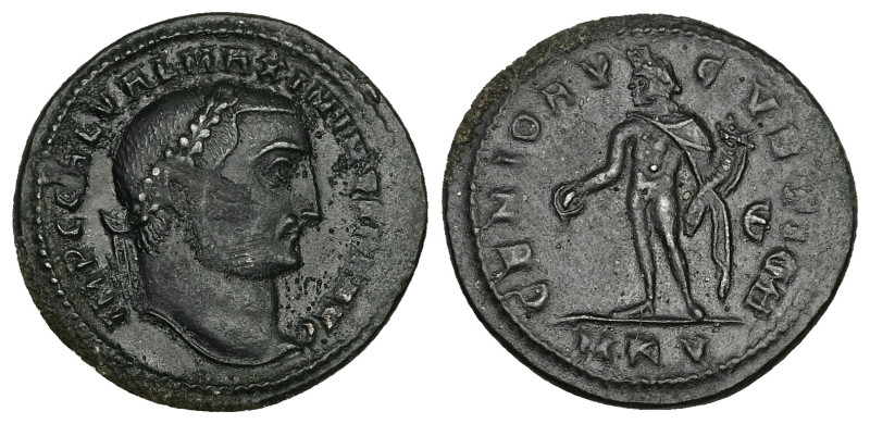 Maximinus II, AD 310-313. AE, Follis. 5.76 g. 23.98 mm. Kyzikos. 
Obv: GAL VAL M...