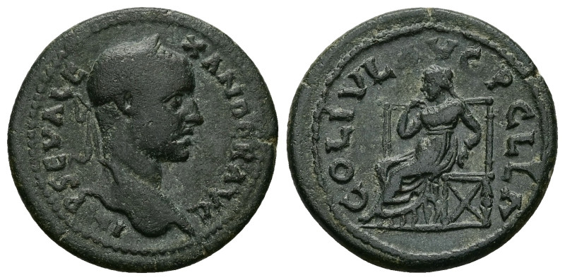 Macedonia, Pella. Severus Alexander, AD 222-235. AE. 8.58 g. 26.41 mm.
Obv: IMP ...
