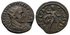 Thrace, Deultum. Philip I, AD 244-249. AE. 6.27 g. 22.50 mm.
Obv: IMP M IVL PHILIPPVS AVG. Radiate, draped and cuirassed bust of Philip I, right.
Rev:...