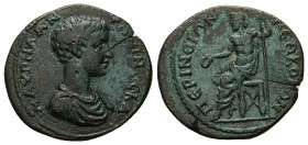 Thrace, Perinthus. Caracalla, Caesar, AD 196–198. AE. 8.24 g. 26.46 mm.
Obv: M AYPΗΛ ANTΩNINΟC KA. Bare-headed, draped and cuirassed bust of young Ca...