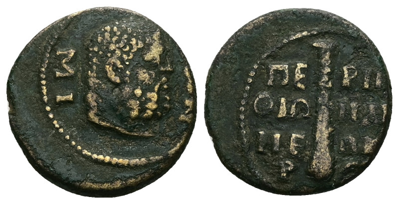 Thrace, Perinthus. Pseudo-autonomous, Time of Severus Alexander (AD 222-235). AE...