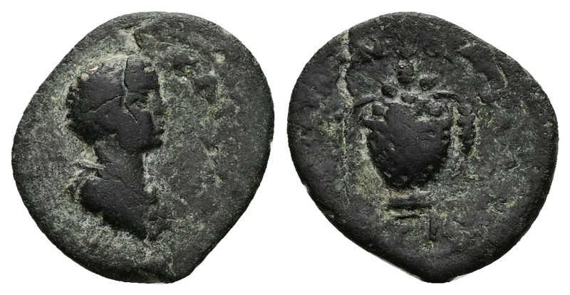 Thrace, Plotinopolis. Geta, AD 198–211. AE. 2.45 g. 17.90 mm.
Obv: Legend illegi...