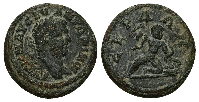Thrace, Serdica. Caracalla, AD 198-217. AE. 3.96 g. 19.19 mm.
Obv: AVT K M AV CE...
