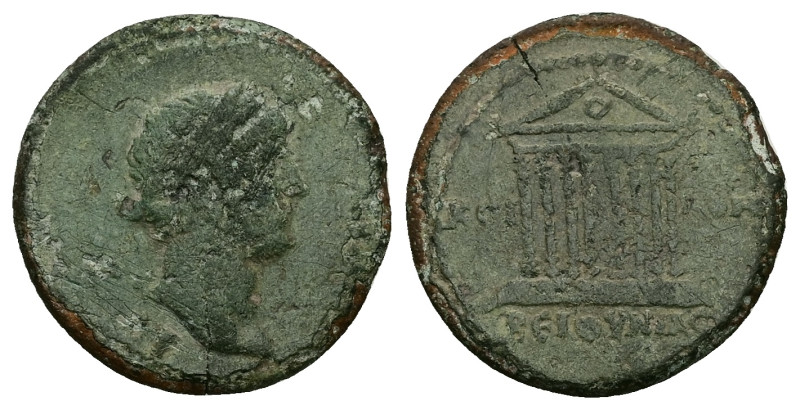 Bithynia, Koinon of Bithynia. Hadrian, AD 117–138. AE. 4.49 g. 21.34 mm.
Obv: Α[...