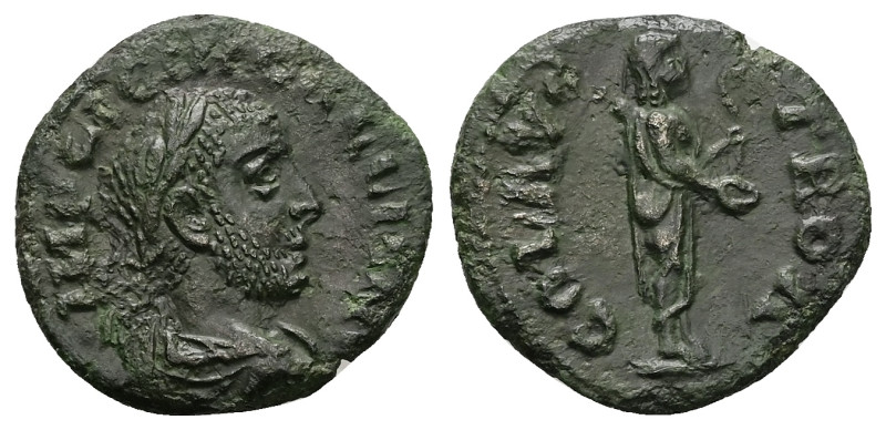 Troas, Alexandria. Valerian, AD 253-260. AE, As. 3.80 g. 20.56 mm.
Obv: IMP LIC ...