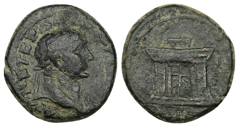 Mysia, Kyzikos. Trajan, AD 98–117. AE. 7.08 g. 22.02 mm. Magistrate, Oul. Glauko...