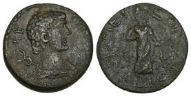 Pisidia, Termessus Major. Pseudo-autonomous. AE. 12.00 g. 24.87 mm. Uncertain reign.
Obv: ΤƐΡΜΗϹ[ϹƐΩΝ]. Draped bust of Hermes, r., with caduceus on sh...