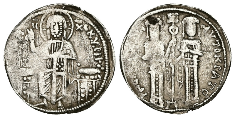 Andronicus II Palaeologus and Michael IX, AD 1282-1328. AR, Basilikon. 2.04 g. 2...