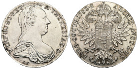 Austrian Empire. Maria Theresia, AD 1740-1780. AR, Thaler. 28.00 g. 40.81 mm.
Obv: M THERESIA D G R IMP HU BO REG / S F. (Maria Theresia, Dei gratia,...
