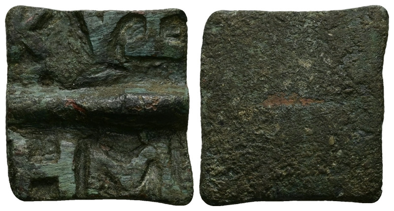 PB Mysia, Cyzicus. Hemistateron weight (1st century BC–2nd century AD)
Square i...