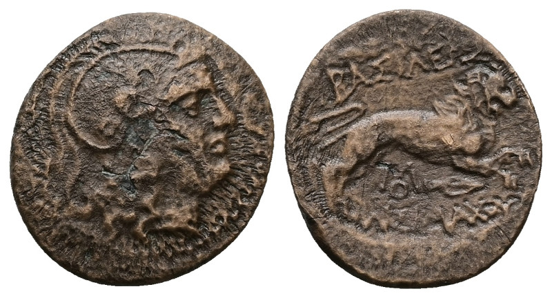 Kings of Thrace (Macedonian). Lysimacheia. Lysimachos. Ae, 4.30 g 20.83 mm. 305-...