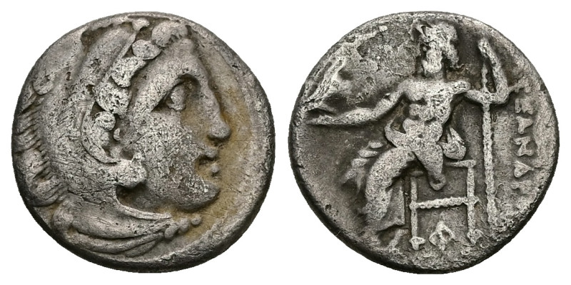 Kings of Macedon, Alexander III 'the Great'. AR Drachm, 3.83 g 16.72 mm. 336-323...