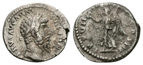 Lucius Verus, AD 161-169. AR, Denarius. 3.12 g. 17.97 mm. Rome.
Obv: L VERVS AVG ARM PARTH MAX. Head of Lucius Verus, laureate, right.
Rev: TR P VII I...