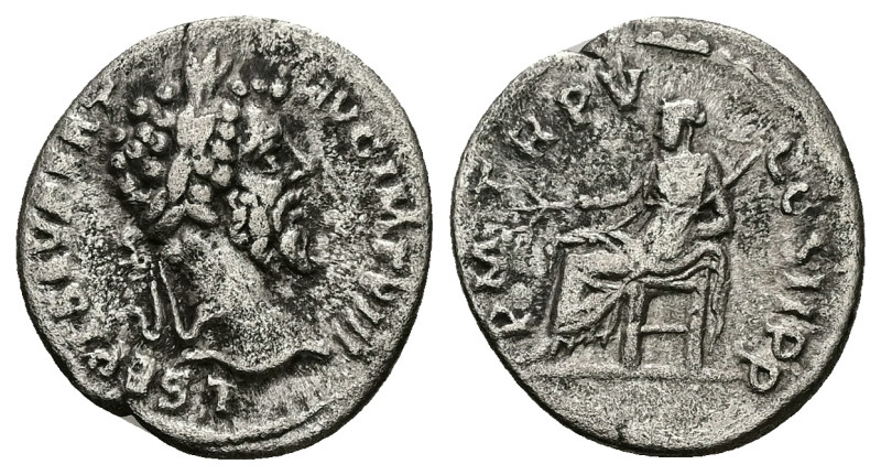 Septimius Severus, AD 193-211. AR, Denarius. 2.95 g. 18.60 mm. Rome.
Obv: L SEPT...