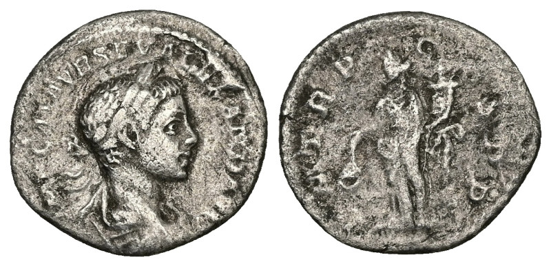 Severus Alexander, AD 222-235. AR, Denarius. 2.39 g. 19.58 mm. Rome.
Obv: IMP C ...