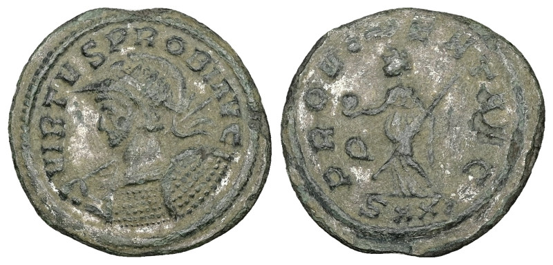 Probus, AD 276-282. AE, Antoninianus. 3.13 g. 24.39 mm. Ticinum.
Obv: VIRTVS PRO...